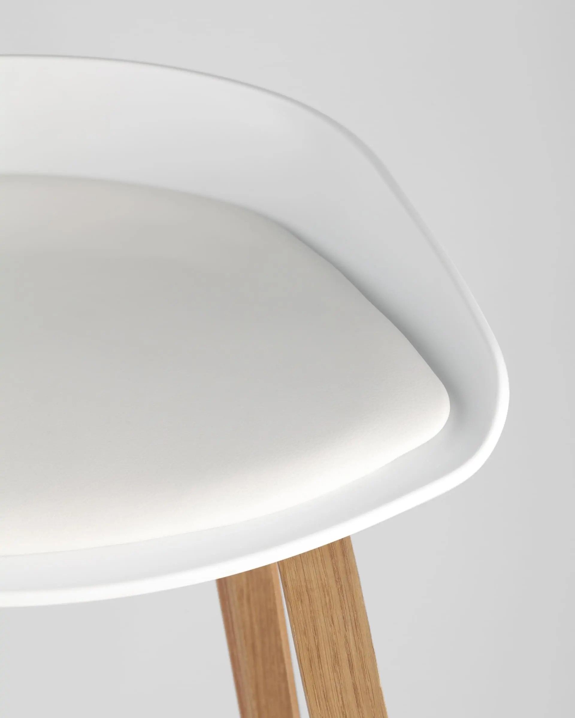 Обеденная группа стол барный DSW NEW 120*60*106 см белый, 2 барных стула LIBRA SOFT белый
