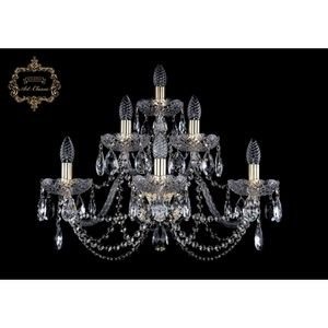Хрустальное бра Art Classic 45241 10.11.3+2+1.240.XL.Gd.Sp подсвечник с подвесками
