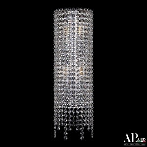 Бра хрустальное APL LED Sicilia SH500.B5.16-45.B.Ni.E14 с подвесками