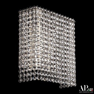 Бра хрусталь светодиодное APL LED Sicilia SH500.B1.25-27.A.Ni.4000