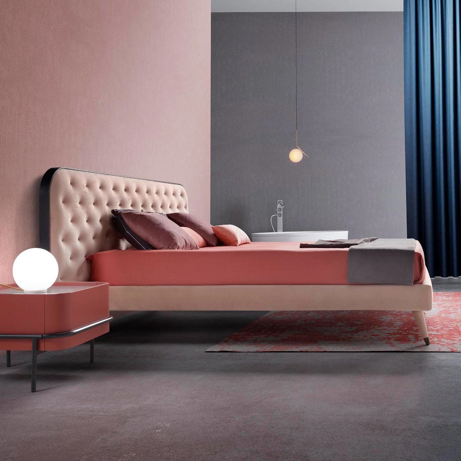 Кровать с решеткой Elysium Chester SLIM NL.BD.BC.33