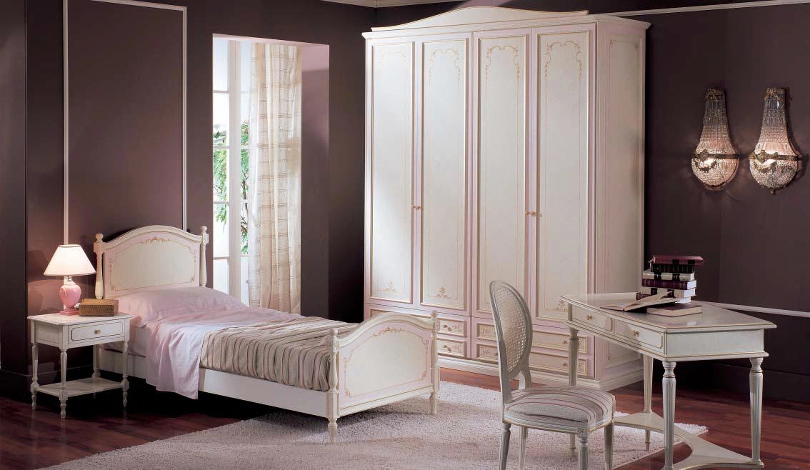 Гардероб Siena с декоративным козырьком PG.WR.FG.98