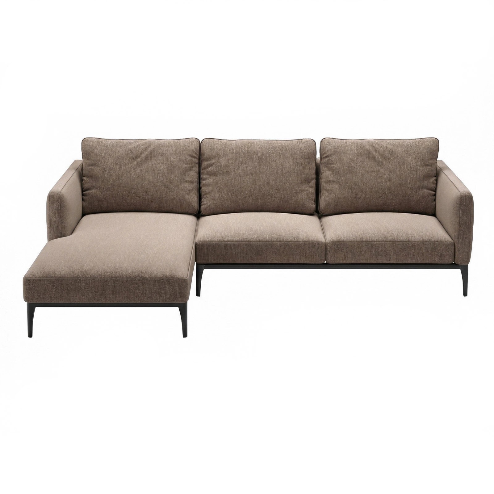 Диван модульный (левый угол) отделка ткань Austin 03 Antelope MDI.SF.TLN.160